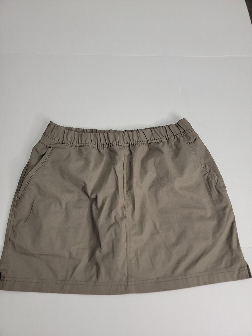 Prana Skirt Skort Womens SZ 12 Pull On Pockets Outdoor Camp Gorpcore